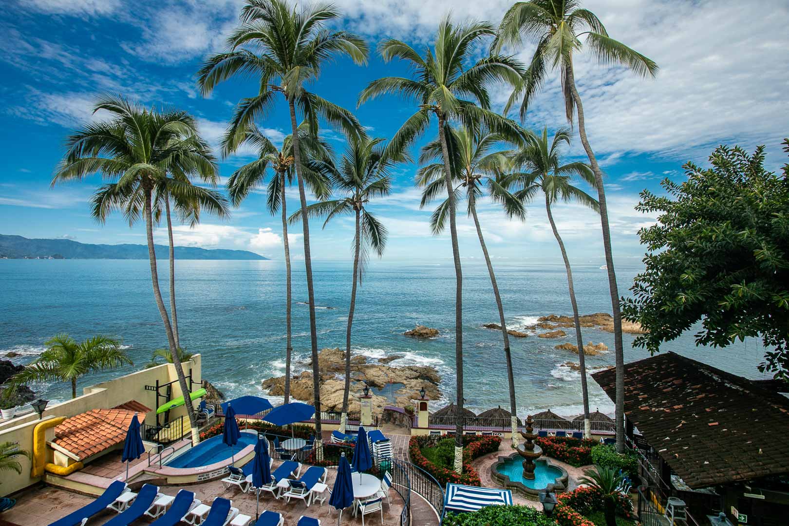 A refreshing view of the ocean at TPI's Lindo Mar Resort in Puerto Vallarta, Mexico.